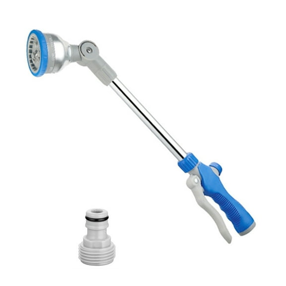 Ikohbadg Thumb Control Watering Wand with Rotating Head Heavy Duty 17 Inch Ergonomic Sprayer Wand Adjustable Spray Garden Hose Nozzles Watering Wand Versatile Sprayer Wand for Garden and Car Use