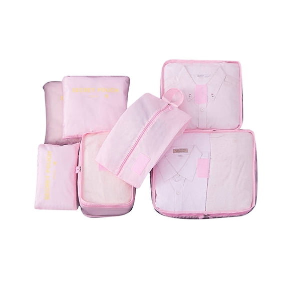 Ikohbadg Travel Storage Bags Set, Durable Packing Cubes, Packing Organizers for Clothes, Shoes, Toiletries & Accessories, Compression Travel Organizers for Easy Packing & Sorting