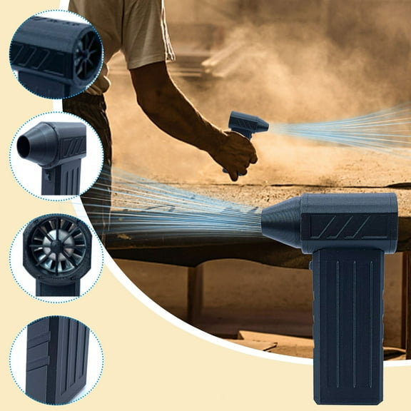 Ikohbadg Turbo Powered Mini Blower, Portable Industrial Duster for Car Cleaning, Computer & Keyboard Dust Removal, Lightweight and Efficient High-Power Air Blower