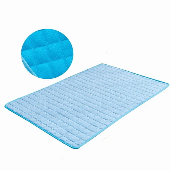 Ikohbadg Upgraded Pet Ice Silk Dog Mat, Non-Slip Cooling Pad for Dogs & Cats, Easy to Wash, Portable & Versatile for Indoor/Outdoor Use, Safe & Comfortable Resting Space