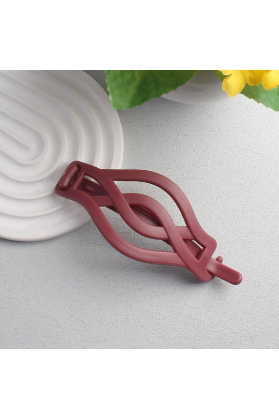 Vintage Flat Hair Clips for Thick or Thin Hair, French Round Buckle Clip for Women and Girls, Secure Hold for Updos and Buns, Trendy Styling Accessory