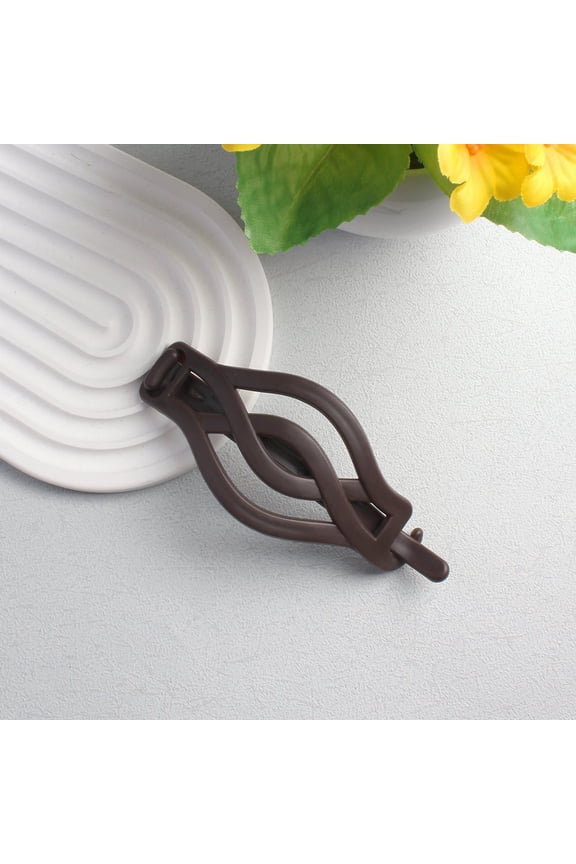 Vintage Flat Hair Clips for Women and Girls, French Style Resin Hair Clips for Thick or Thin Hair, Trendy Updo and Bun Accessories, Secure Hold for Versatile Styling