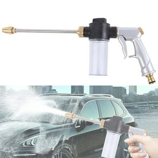 High Pressure Power Washer Water Nozzle Wand Attachment Garden Hose With Soap  Dispenser(35cm) 