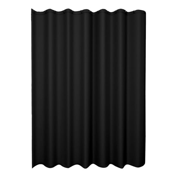 Ikohbadg Waterproof Mildew Proof Solid Color Shower Curtain, Durable EVA Bathroom Shower Partition Liner with Hooks, Easy Care and Maintenance, Hotel Quality for Home Use