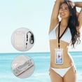 thumbnail image 1 of Ikohbadg Waterproof Phone Pouch, Floating Waterproof Phone Case with Lanyard, Waterproof Case Cellphone Dry Bag for Beach Travel, Waterproof Mobile Phone Bag for Swimming, Rafting, and Diving, White, 1 of 7