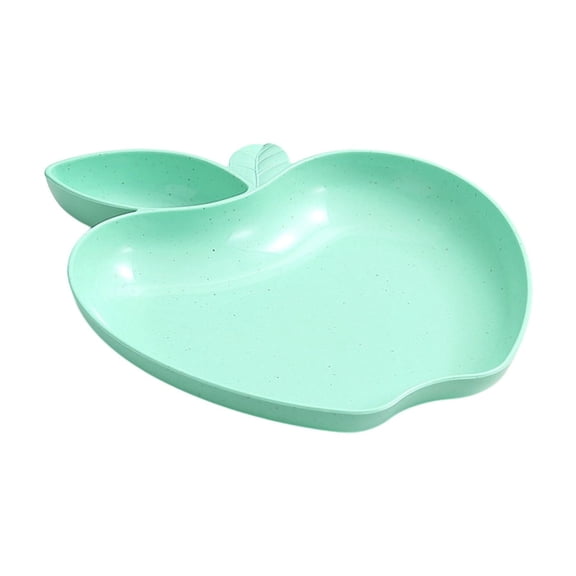 Ikohbadg Wheat Straw Plates for Snacks and Fruit, Creative Tableware for Living Room, Versatile Dumpling and Vinegar Dishes, Easy to Clean and Space-Saving Design