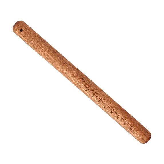 Ikohbadg Wooden Rolling Pin, 16 Inch French Rolling Pin for Baking, Durable Non-Stick Dough Roller, Multi-Purpose Kitchen Utensil for Cookies, Pizza, and More