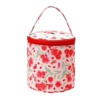 Ikohbadg Wool Bag Storage Organizer, Portable Yarn Holder Carry Case for Knitting and Crochet Hooks, Travel-Friendly Yarn Storage for Knitting Enthusiasts and Hobbyists