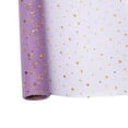 thumbnail image 1 of Ikohbadg Wrapping Paper Roll, Mini Roll, Gift Wrap Paper, Perfect for Birthday Wedding Shower Christmas Party Holiday Home All Occasions Arrangement, 19 Inch x 14.75 Feet, Purple, 1 of 6