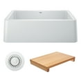thumbnail image 1 of Ikon 33" Apron Single Bowl Kitchen Sink Kit with Accessories, 1 of 2