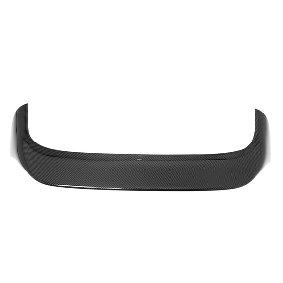 Ikon Motorsport ES Style Rear Window Roof Spoiler Fits 2022-2025 Volkswagen MK8 Golf GTI, Carbon Fiber Print ABS Top Roofline Windshield Visor Spoiler Wing