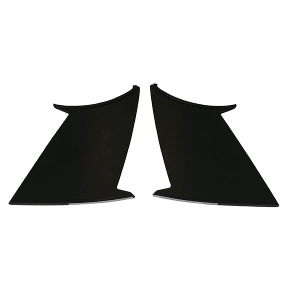 Ikon Motorsports 2PC Compatible with 08-14 WRX 08-11 Impreza STI ABS Trunk Spoiler Wing Stabilizer Add On