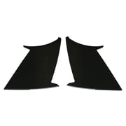 Ikon Motorsports 2PC Compatible with 08-14 WRX 08-11 Impreza STI ABS Trunk Spoiler Wing Stabilizer Add On