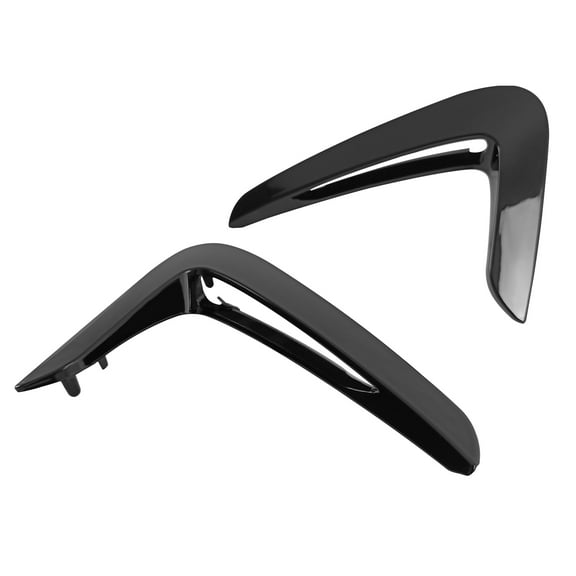 Ikon Motorsports Side Fender Vent Cover Trim for 2014-2016 BMW 4-Series F32 Coupe F33 Convertible F36 Grand Painted #475 C4R Black Sapphire Metallic