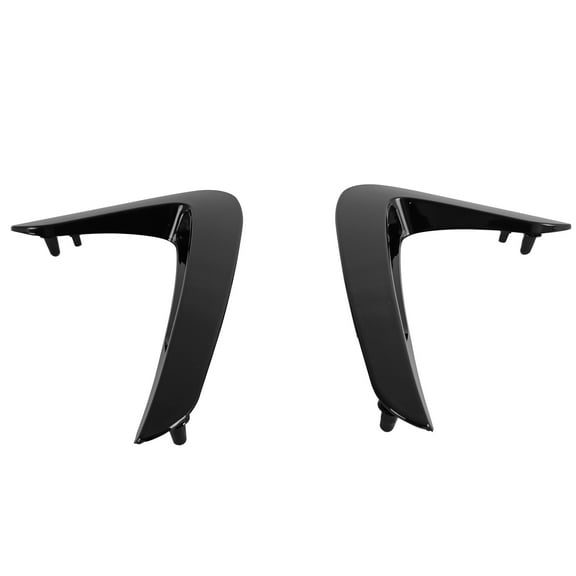 Ikon Motorsports Side Fender Air Flow Vent Cover Trim for 2014-2016 BMW 4-Series F32 Coupe F33 Convertible F36 Grand Coupe Painted #668 U668 Jet Black