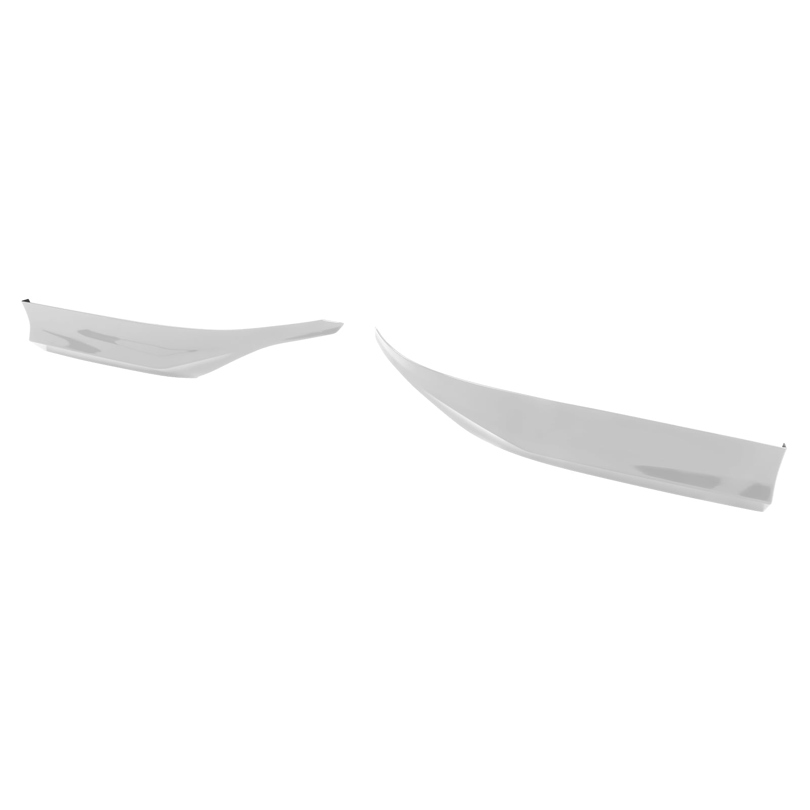 Rear Bumper Diffuser With LED Corner Spats – Fits 2018-2022 Honda Accord – Pearl White – AMERICAN MODIFIED