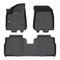 thumbnail image 1 of Ikon Motorsports All Weather TPE Floor Mats Liner Fits 2024-2025 Chevrolet Equinox EV, 3D Molded Non-slip Waterproof Carpets Guard Black 3PCS, 1 of 9