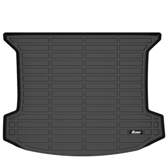 Ikon Motorsports 3D TPE Cargo Trunk Liner Compatible with 2017-2025 Cadillac XT5, Custom Fit All Weather Protection Heavy Duty Rear Trunk Tray Cargo Mats Protector, Black