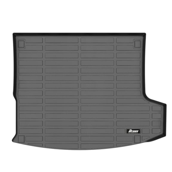 Ikon Motorsports 3D TPE Cargo Trunk Liner Compatible with 2019-2025 Acura RDX Custom Fit All Weather Protection Heavy Duty Rear Trunk Tray Cargo Mats Protector Black