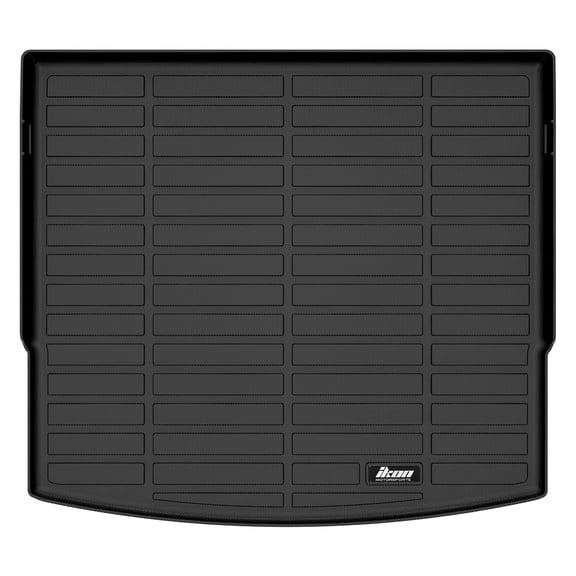 Ikon Motorsports 3D TPE Cargo Trunk Liner Compatible with 2023-2024 Fisker Ocean, Custom Fit All Weather Protection Heavy Duty Rear Trunk Tray Cargo Mats Protector, Black