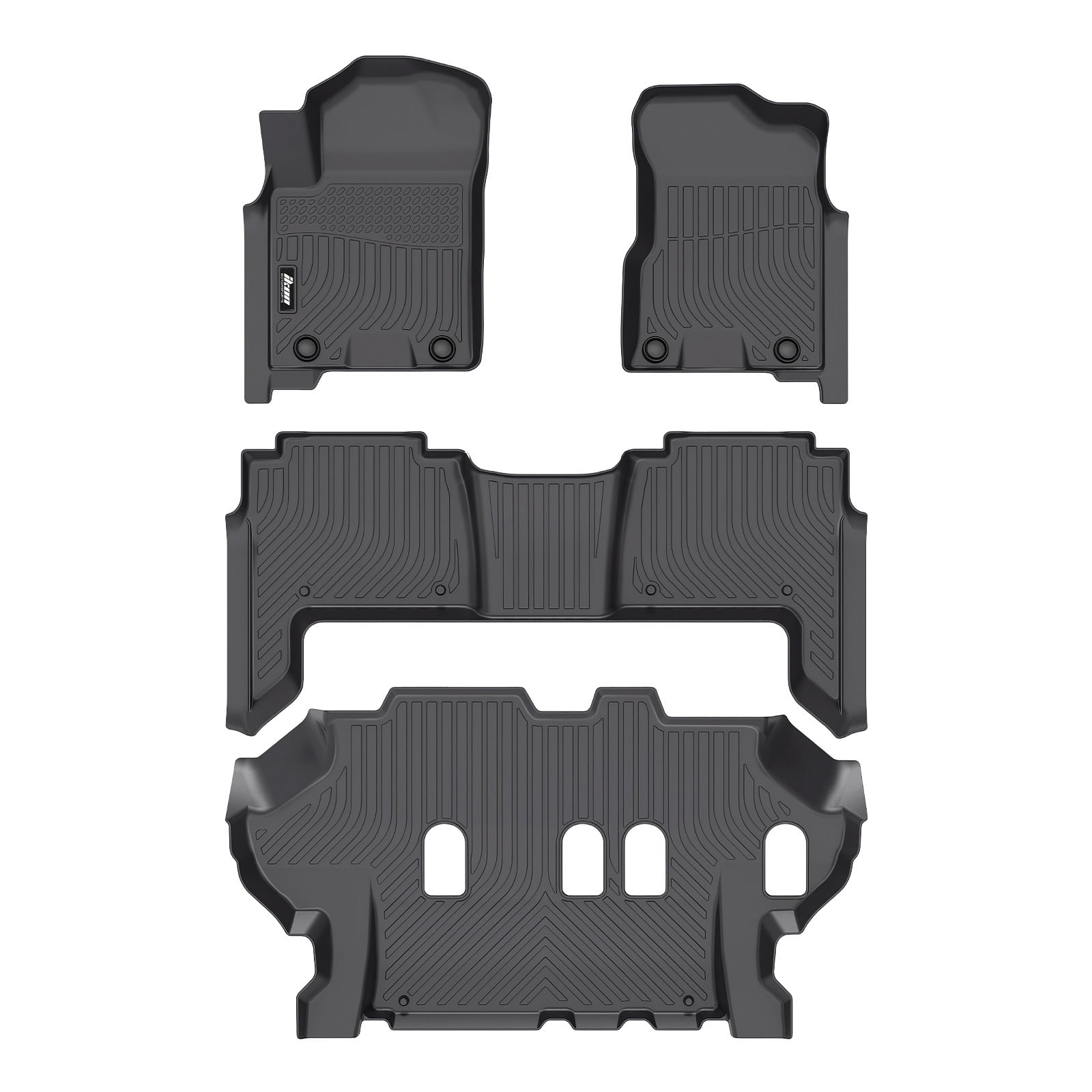 WeatherTech FloorLiner – 2nd Row, Tan, For 2017-2018 Nissan Armada
