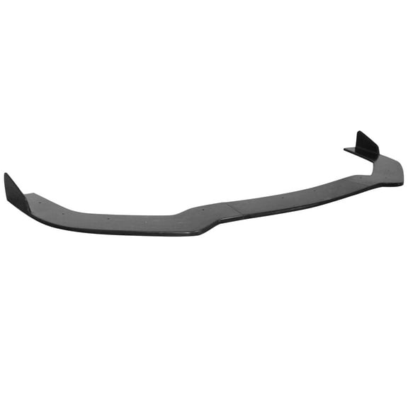 Ikon Motorsports 3PCS Front Bumper Lip Spoiler Splitters Body Kit Compatible With 2018-2023 Ford Mustang EcoBoost & GT W/O Performance Pack Unpainted Black IKON Style PU - Poly Urethane