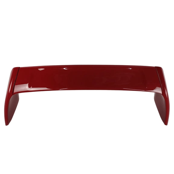 Ikon Motorsports 3PCS Stand Up Rear Trunk Deck Lid Spoiler Wing Lip Auto Parts For 2002-2006 Acura RSX DC5 Type R TR Style Painted #R81 Milano Red ABS