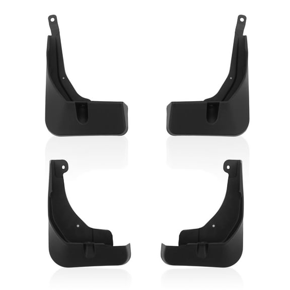 Ikon Motorsports 4PCS Front Rear Mud Flaps Wheel Arch Splash Guards MudFlaps For 2022-2026 Toyota Corolla Cross, Black PP Polypropylene PK389-16N00-TP