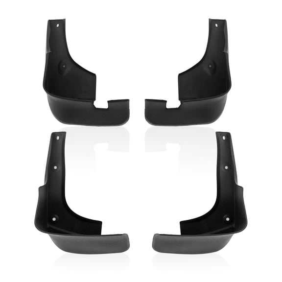 Ikon Motorsports 4PCS Front Rear Mud Flaps Wheel Arch Splash Guards MudFlaps For 2004-2009 Lexus RX330 RX350 RX400h, PP Polypropylene 08414-48820