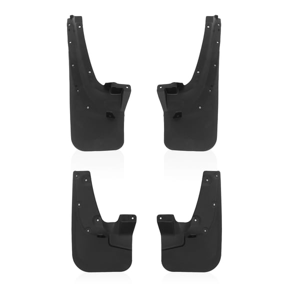 Ikon Motorsports 4PCS Front Rear Mud Flaps Wheel Arch Splash Guards MudFlaps For 2005-2009 Toyota 4Runner Limited & SR5, Black PP Polypropylene 7662