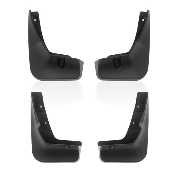 Ikon Motorsports 4PCS Front Rear Mud Flaps Wheel Arch Splash Guards MudFlaps For 2015-2017 Lexus NX200t NX300h, Black PP Polypropylene PU060-7811