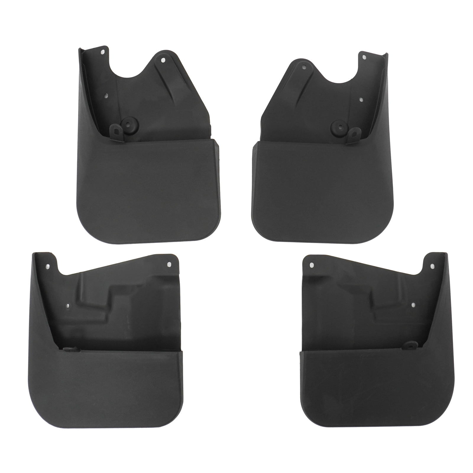 Ikon Motorsports 4PCS Front Rear Mud Flaps Wheel Arch Splash Guards MudFlaps For 2022-2026 Toyota Tundra, PP Polypropylene 76621 76622 76625 76626