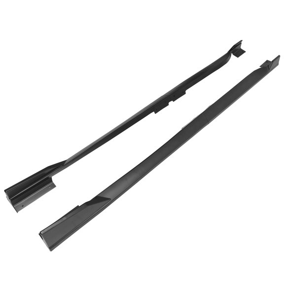 Ikon Motorsports 4PCS Side Skirts Extension Rocker Panels Guard Bodykit Replacement Compatible With 2018-2022 Honda Accord PP Polypropylene Matte Black 2019 2020 2021