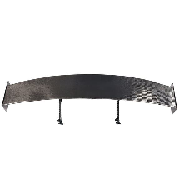Ikon Motorsports 56 In V3 Universal Adjustable DownCompatible withce GT Trunk Spoiler Wing - Carbon Fiber
