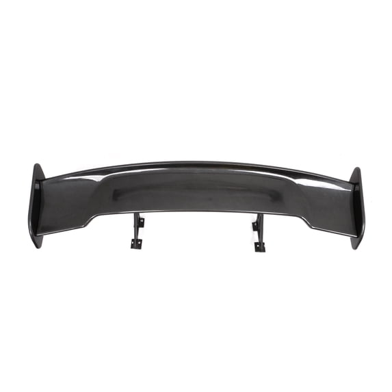 Ikon Motorsports 57" Trunk Spoiler Compatible with Universal Carbon Fiber Print JDM GT Style Rear Tail Spoiler Wing Lip Deck Lid ABS
