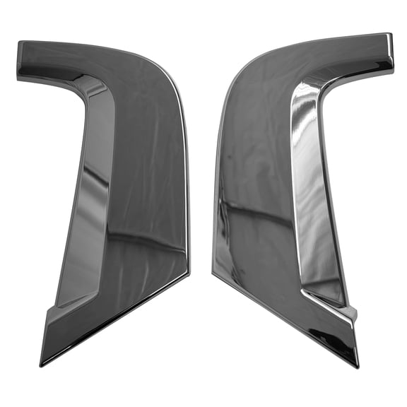 Ikon Motorsports C Pillar Molding Compatible with 2012-2015 Honda Civic, Chrome ABS Window Garnish Trim Pair
