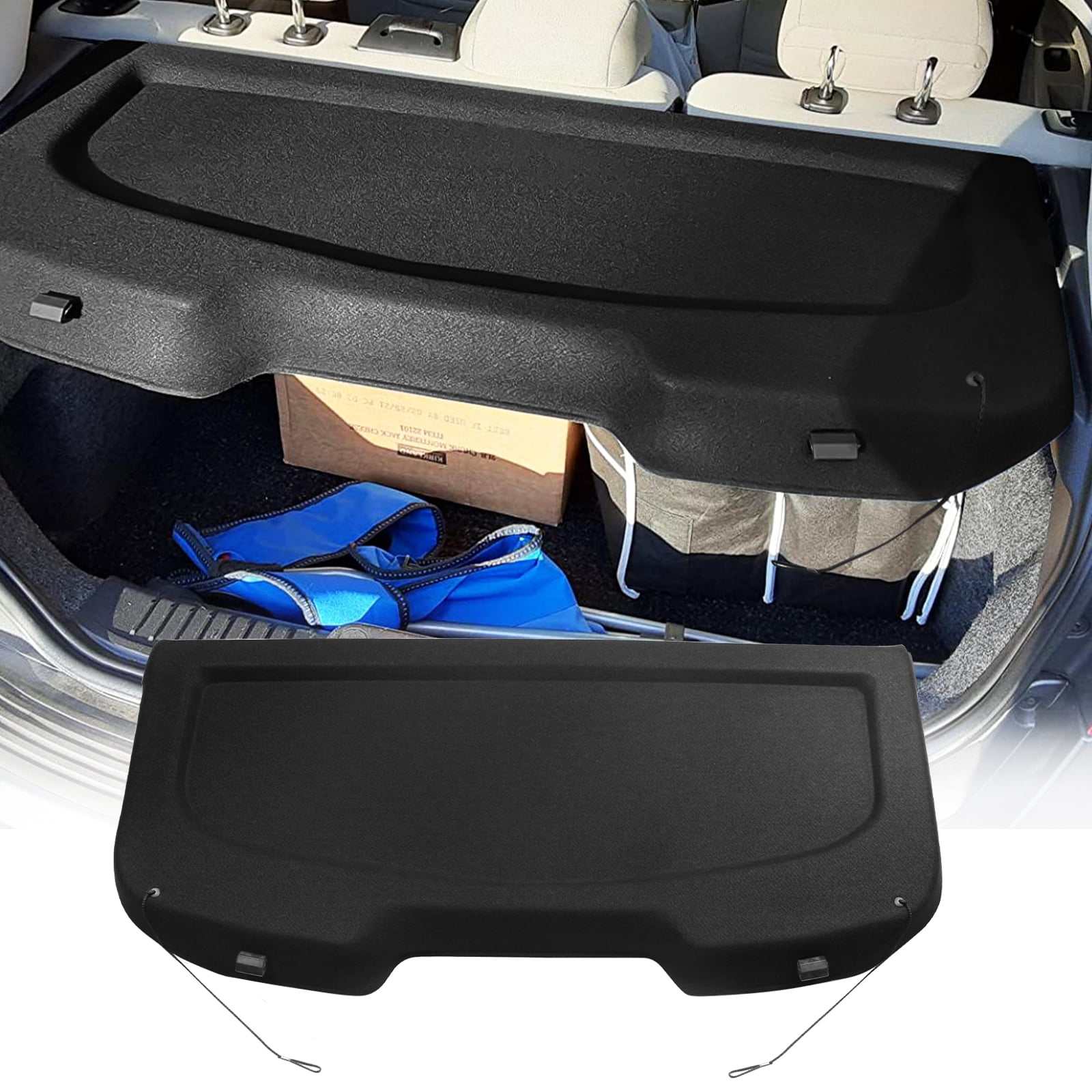 with 11-19 Hatchback Cover Shade Ford Black Compatible Fiesta Ikon Board Non Tonneau Cargo Retractable Motorsports