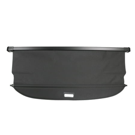Ikon Motorsports Retractable Cargo Cover for 2022-2025 Hyundai Ioniq 5, OEM Style PVC & Aluminum Rod Black Rear Trunk Cover Shield 85940-GI000-NNB