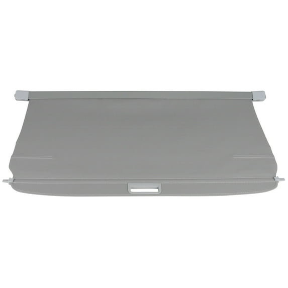 Ikon Motorsports Cargo Cover Compatible With 2007-2016 Jeep Compass & 2007-2017 Patrior Grey Security Tonneau Cover Retractable