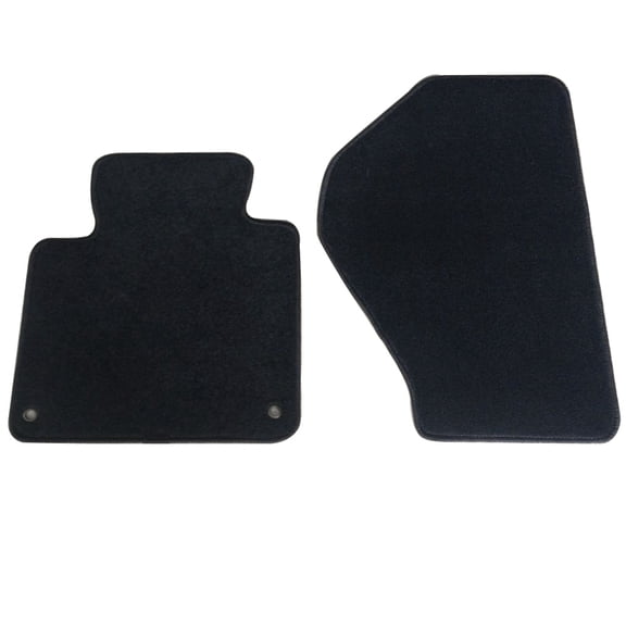 Ikon Motorsports Compatible with 00-09 Honda S2000 2Dr OE Factory Style Black Nylon Carpet Car Floor Mats Front Rear 2pcs 2000 2001 2002 2003 2004 2005 2006 2007 2008