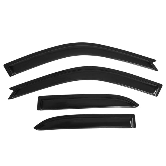 Ikon Motorsports Compatible with 01-05 Lexus IS300 Sedan Acrylic Window Visors Vent Windshield Deflector Rain Guard 4Pc Set Outside Mount 2001 2002 2003 2004 2005