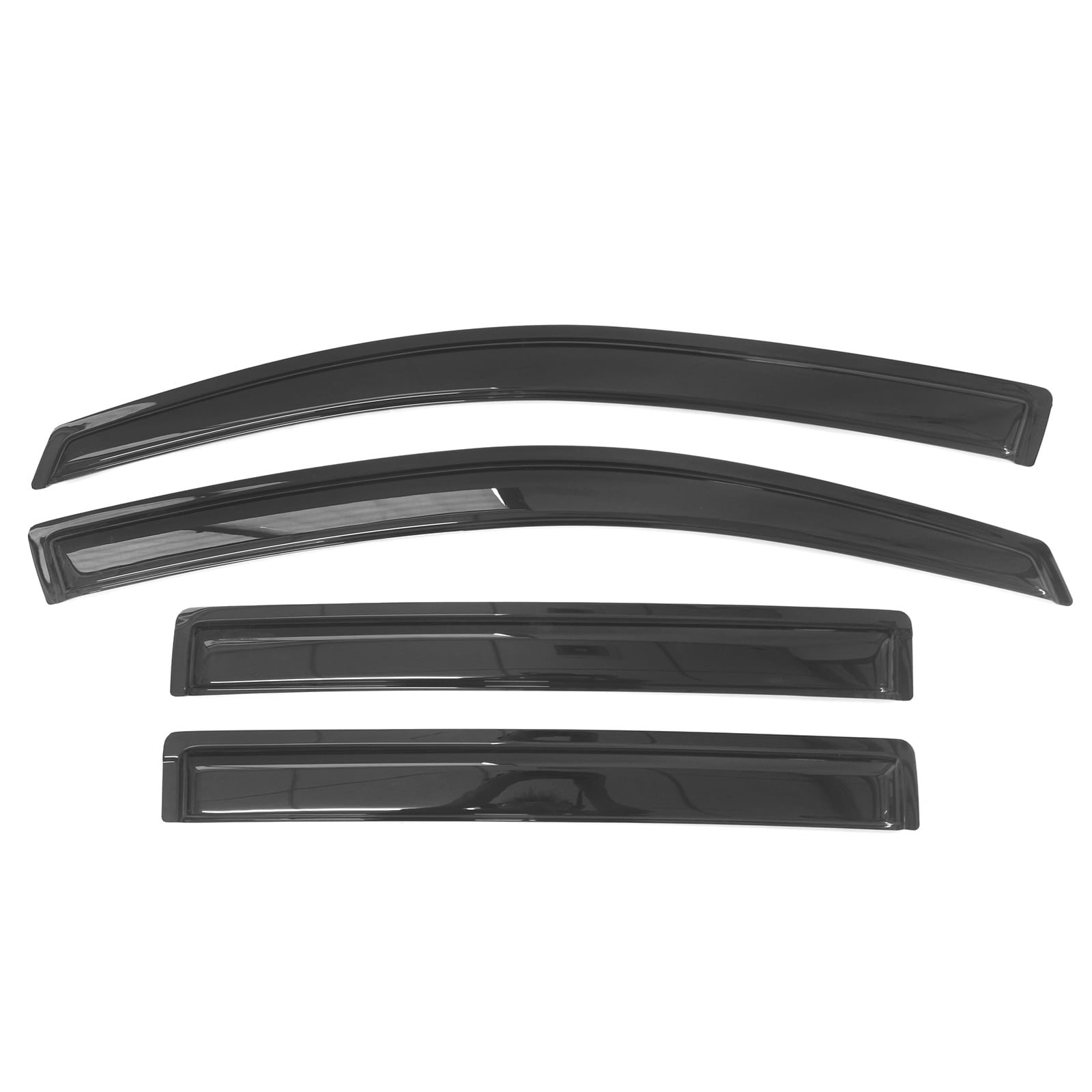 Ikon Motorsports Compatible with 04-16 Nissan Armada Acrylic Window Visors Vent Windshield Deflector Rain Guard 4Pc Set Outside Mount 2004 2005 2006 2007 2008 2009 2010 2011 2012 2013 2014 2015 2016