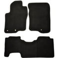thumbnail image 1 of Ikon Motorsports Compatible with 05-10 Nissan Frontier OE Factory Style Black Nylon Carpet Car Floor Mats Front Rear 3pcs 2005 2006 2007 2008 2009 2010, 1 of 6