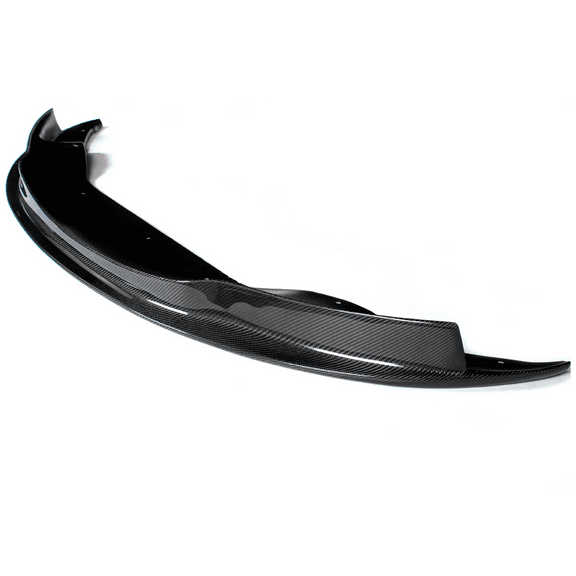 Ikon Motorsports Compatible with 05-13 BMW E90 E92 E93 M3 Aerosport Front Bumper Lip Spoiler Carbon Fiber 2005 2006 2007 2008 2009 2010 2011 2012 2013