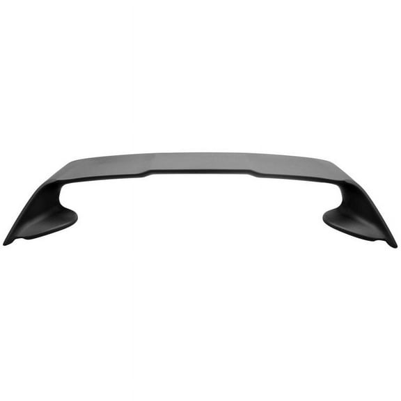 Ikon Motorsports Compatible with 08-17 Mitsubishi Lancer EVO 10 Sedan 4Dr ABS Rear Trunk Spoiler Wing Matte Black 2008 2009 2010 2011 2012 2013 2014 2015 2016 2017