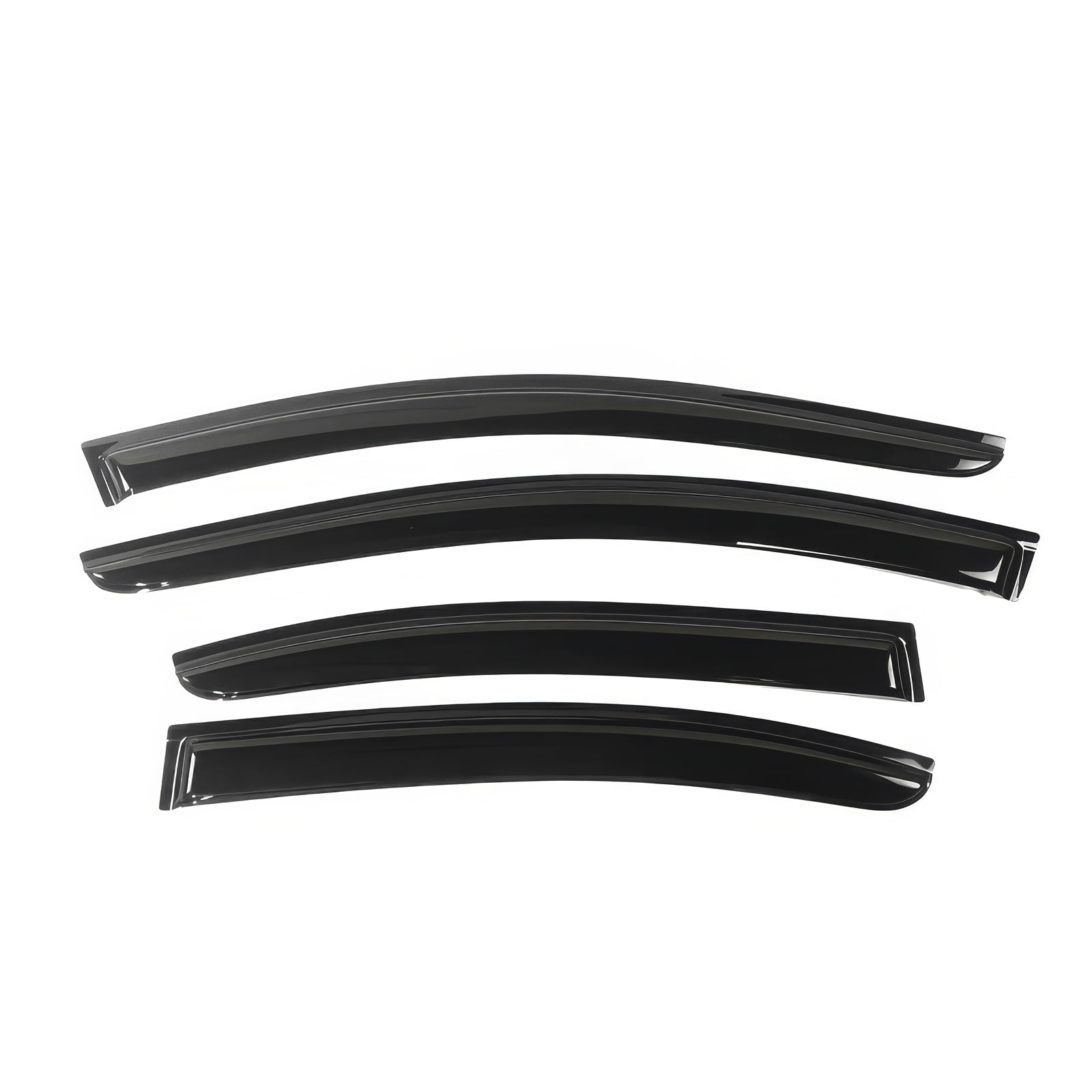 Ikon Motorsports Compatible with 09-15 Nissan Maxima Acrylic Window Visors Vent Windshield Deflector Rain Guard 4Pc Set Outside Mount 2009 2010 2011 2012 2013 2014 2015