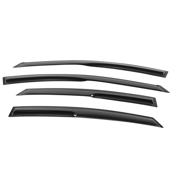 Ikon Motorsports Compatible with 11-16 Hyundai Elantra Sedan MU Style Acrylic Window Vent Visor Deflector Rain Guard 4Pc Outside Mount 2011 2012 2013 2014 2015 2016
