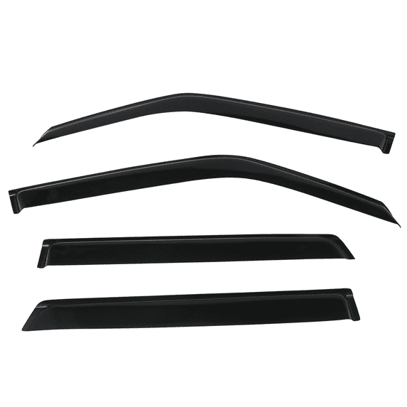 Ikon Motorsports Compatible with 11-16 Nissan Juke Acrylic Window Vent Visor Deflector Rain Guard 4Pc Set Outside Mount 2011 2012 2013 2014 2015 2016 2017