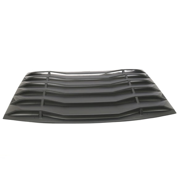 Ikon Motorsports Compatible with 11-23 Charger Ikon Style Rear Window Louver Sun Shade Cover Windshield Vent Unpainted Black ABS 2011 2012 2013 2014 2015 2016 2017 2018 2019 2020