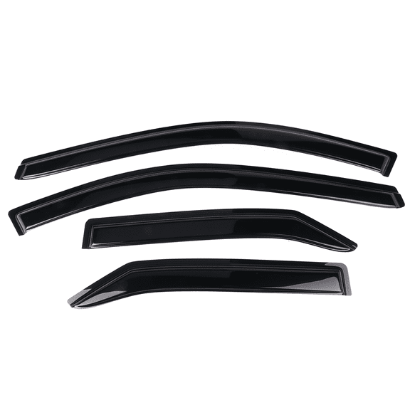 Ikon Motorsports Compatible with 15-17 Toyota Camry Sedan Acrylic Window Visors Vent Windshield Deflector Rain Guard 4Pc Set Outside Mount 2015 2016 2017